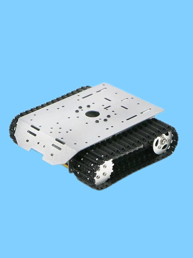 BinHex Schwerlast-Stoßdämpfer-Kettenfahrzeug-Roboter-Chassis, Smart Vehicle, Grau - Bild 4