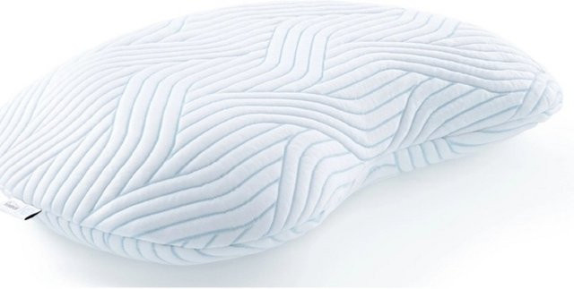 Tempur Curve Kissen M in Weiß, mittelfest mit kühlendem Bezug zur Nacken- und Schulterentlastung - Bild 1