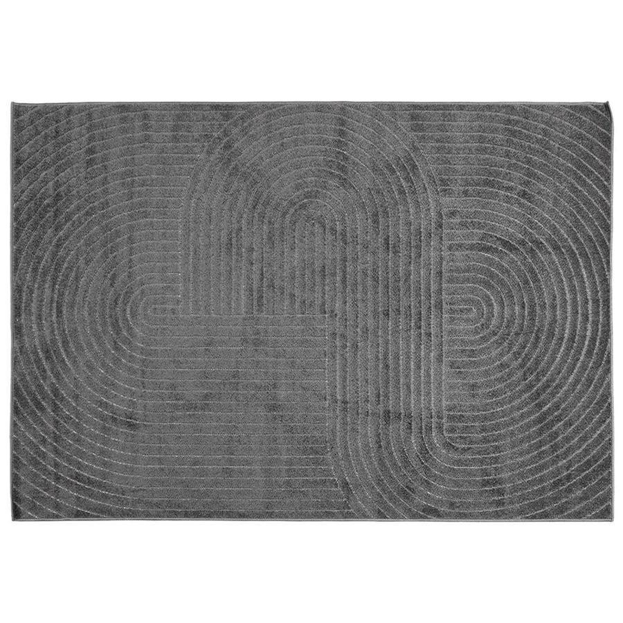 vidaXL Bereichsteppich PALMERAS in Anthrazit aus Polyester, B/T: 340 x 240 cm - Bild 2