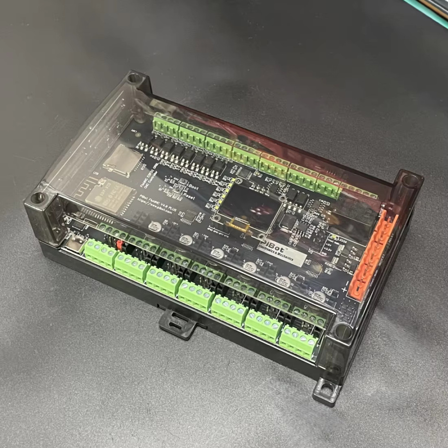 PiBot FluidNC ESP32 GRBL CNC-Controller V4.96 Pro mit OLED und Antenne - Bild 1