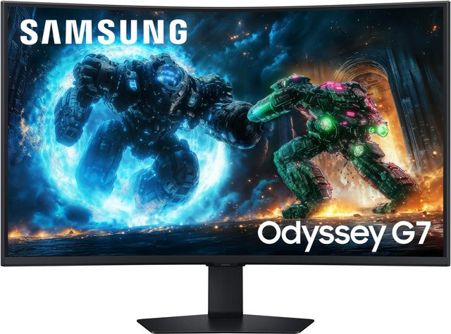 Samsung Odyssey G7 G75F Gaming-Monitor, 37 Zoll, Curved, 4K UHD, VA, 165 Hz, Schwarz - Bild 2