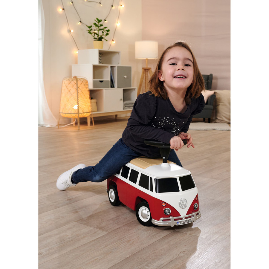 BIG VW T1 Rutscher Fahrzeug rot weiss ab 18 Monaten - Bild 3