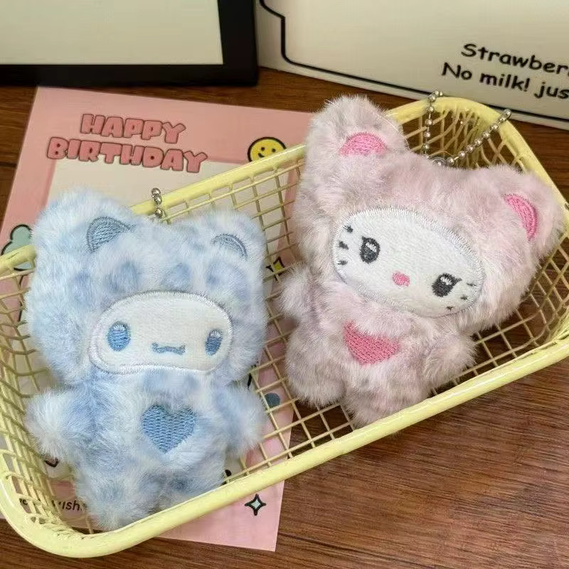 Sanrio Hello Kitty Plüsch Schlüsselanhänger, Tiere, Bunt, Unisex - Bild 3