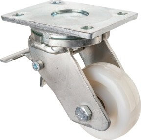 BS Schwerlastrolle RR120.B15.103 aus Kunststoff in Weiß - Bild 1