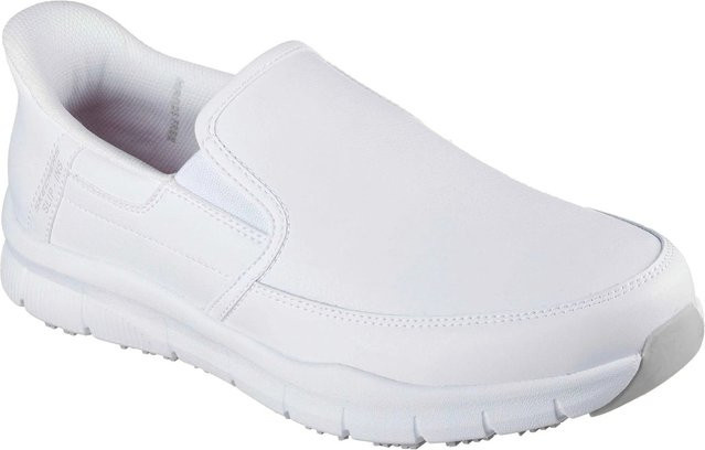 Skechers Arbeitsschuhe Broxtin Nampa Herren in Weiß aus Leder Größe 42,5 nach EN ISO 20347 - Bild 1