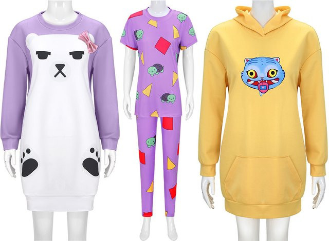 K-HOME Mira Helllila Bär Pyjamas Cosplay, Rollenspielkostüme, Mädchen - Bild 1
