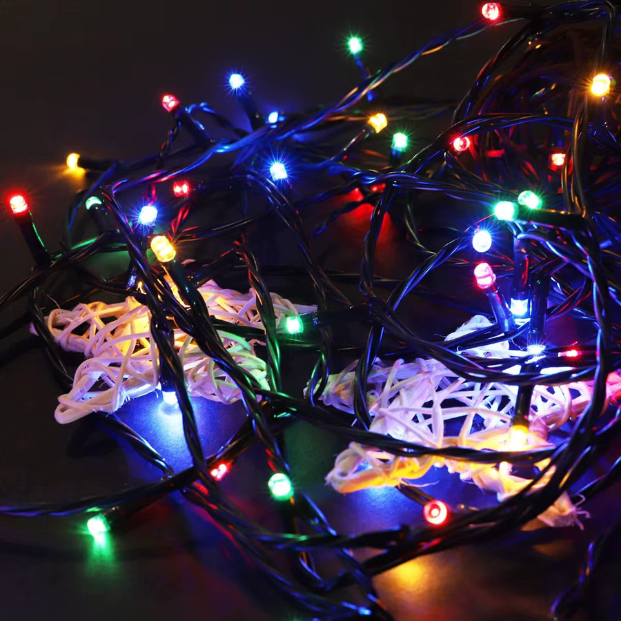 Topdii Outdoor LED Lichterkette mit 800 LEDs in Schwarz für Garten, Hochzeit und Weihnachten - Bild 1