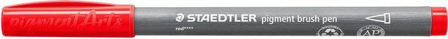 Staedtler Pigment Brush Pen in Rot - Bild 1