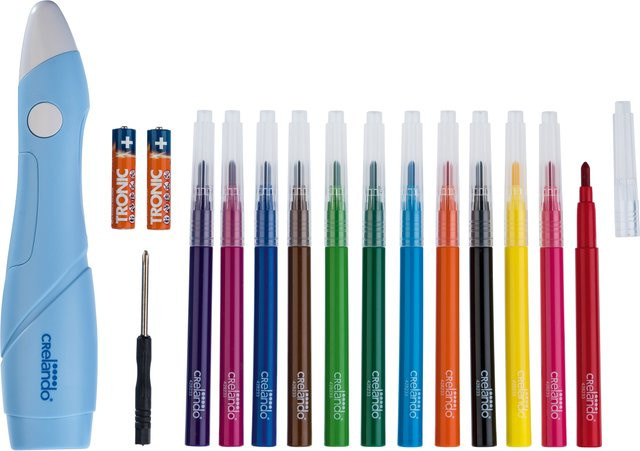 CRELANDO Airbrush-Starterset in Bunt/Mehrfarbig - Bild 1