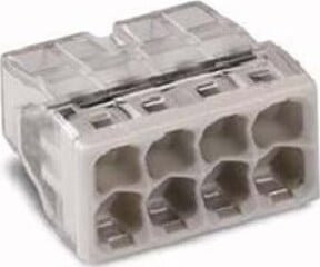 WAGO Verbindungsdosenklemme 2273-208, 8-fach, transparent - Bild 1