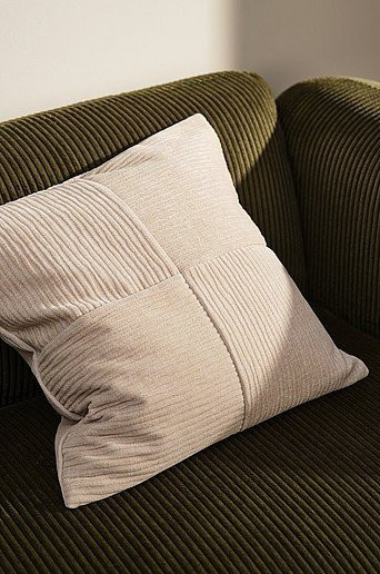 Jotex Kissenbezug OPRAH Retro in Weiß und Beige, B/T: 50 x 50 cm - Bild 1
