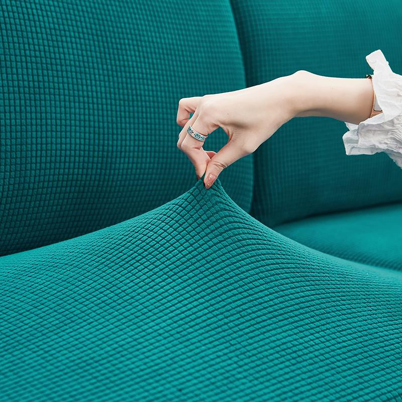 BRHUIXUE Sofa Kissenbezug Universal Sitzschutzhülle aus Polyester in Hellgrün - Bild 4