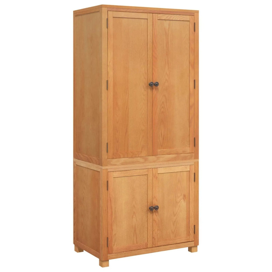 vidaXL Aufbewahrungsmöbel-Set in Braun mit Türen aus Holzwerkstoff für Wohnzimmer und Schlafzimmer - Bild 2