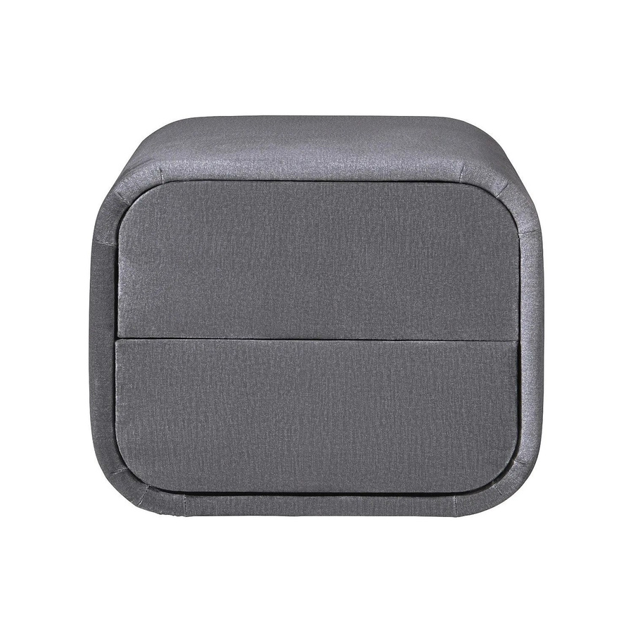Nachttisch Venalora von Vente-unique in Grau, Modernes Design, Breite: 45,5 cm - Bild 2