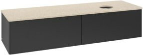 V&B Waschtischunterschrank Antao ohne Frontstruktur in Blau, B/T: 160 x 50 cm - Bild 1