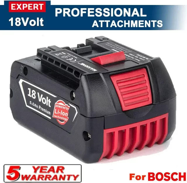 Bosch 18V 6,0Ah Lithium-Ionen-Akku GBA in Schwarz - Bild 1