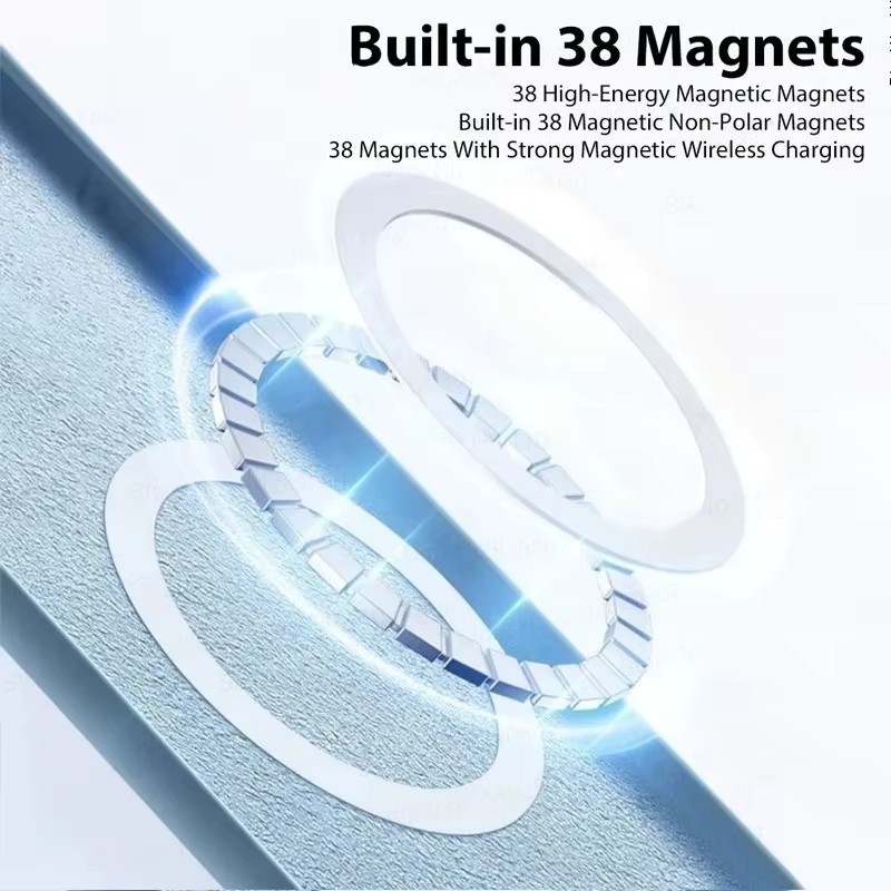 Original Flüssigsilikon-Magnethülle in Bonbonfarben für Google Pixel 10, 9 Pro XL, 8 und 7, stoßfeste Schutzhülle mit kabellosem Laden, Mehrfarbig (Pink) - Bild 2