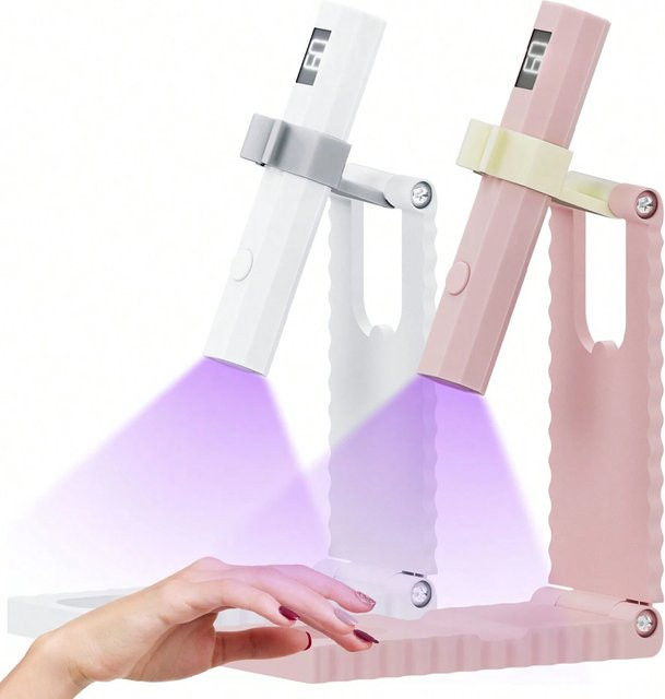 LINMANDA UV-Nagellampe, tragbare LED-Nagellampe für Gelnägel, Unisex - Bild 1