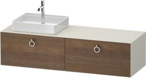 Duravit Waschtischunterschrank White Tulip in White, B: 160 cm, T: 55 cm, H: 40,8 cm - Bild 1