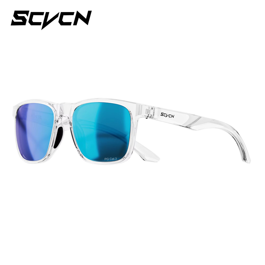 SCVCN Sportsonnenbrille, polarisiert, Vollrand, Kunststoff, Herren - Bild 2