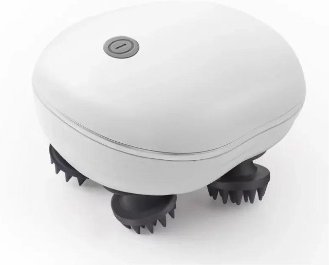 Binchi Health Technology Mini-Kopfmassagegerät mit Rotlichttherapie, white - Bild 1