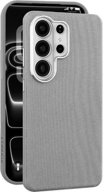 TechWoven MagSafe Magnetische Hülle für Samsung Galaxy S26 Edge S25 Ultra S24 S23 in Braun mit Webtextur-Cover für kabelloses Laden - Bild 1