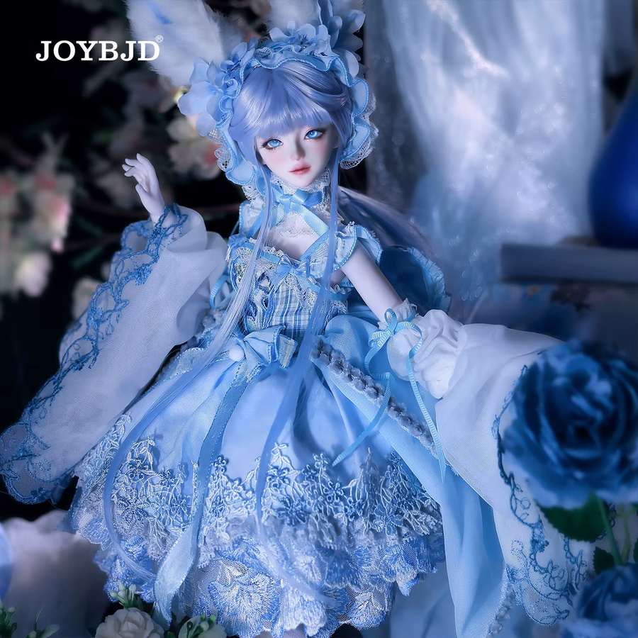 JOYBJD Ynes 1/4 BJD Puppe Aqua Blue Rabbit Fullset, Harzfigur, Hellblaue Kleidung - Bild 4