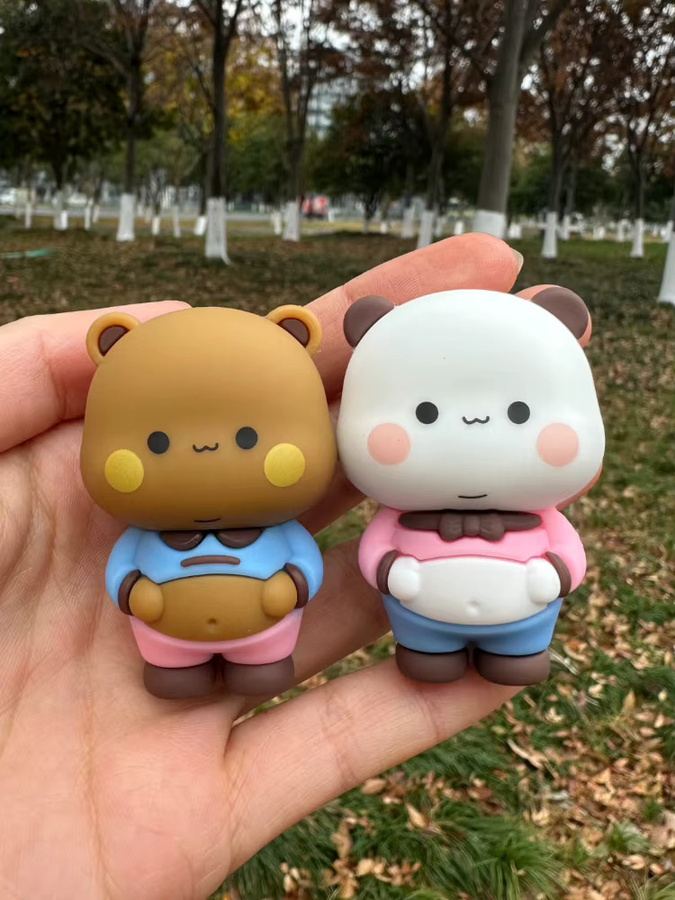 SHINEHENG Bubu Dudu Panda Bär Anime Figuren, Zubehör - Bild 4