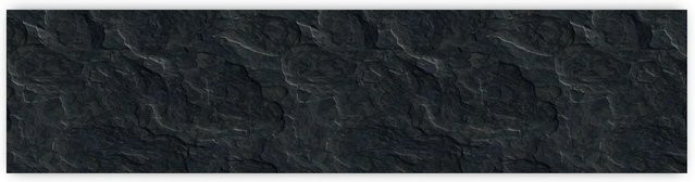 Walllux Küchenrückwand Schiefer Steinoptik in Grau aus Alu-Verbund, B: 255 cm, H: 60 cm, Dicke: 0,3 cm - Bild 1