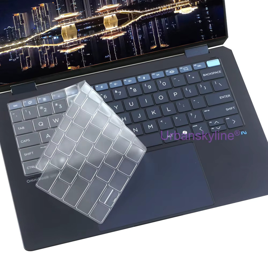 Transparente Silikon-Tastaturabdeckung für HP Omnibook Ultra Flip AI als Schutzhülle und Skin - Bild 2