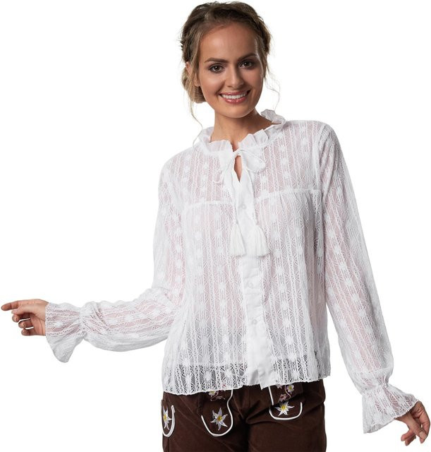 tectake Trachtenbluse Susannerl, Damen - Bild 1