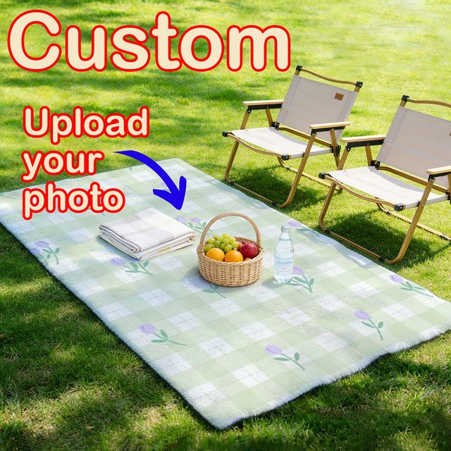Personalisierte Outdoor-Decke von SRH in Multicolour, weich und leicht für Camping, Picknick und Reisen, B/T: 150 x 100 cm - Bild 1