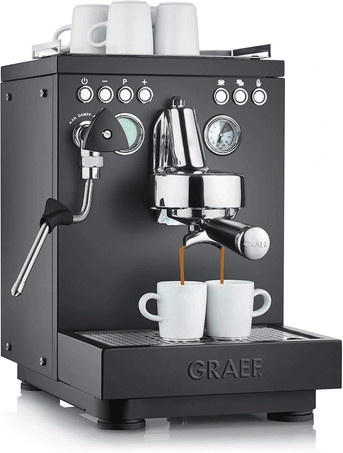 Graef Siebträger-Espressomaschine mit Thermoblock in Schwarz - Bild 1
