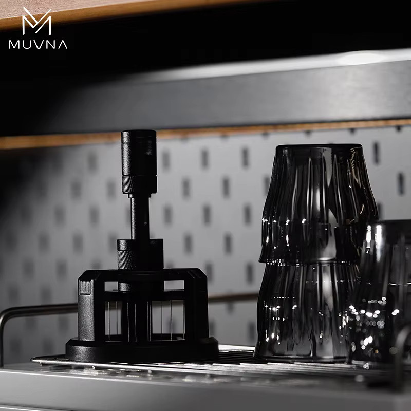 MUVNA WDT Espresso-Rührer Magnetischer Nadelverteiler für Kaffeebereitung in Schwarz, Rund - Bild 5