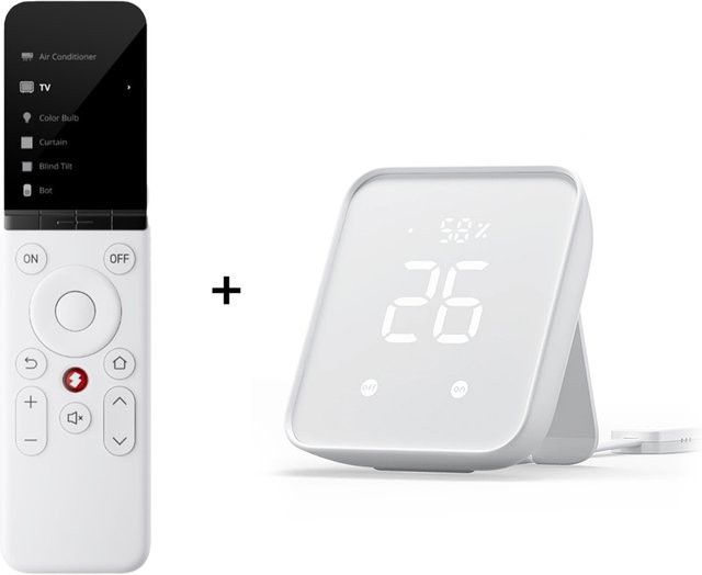 SwitchBot Universal Remote All-in-One smarte Fernbedienung mit Hub 2 in Weiß - Bild 1