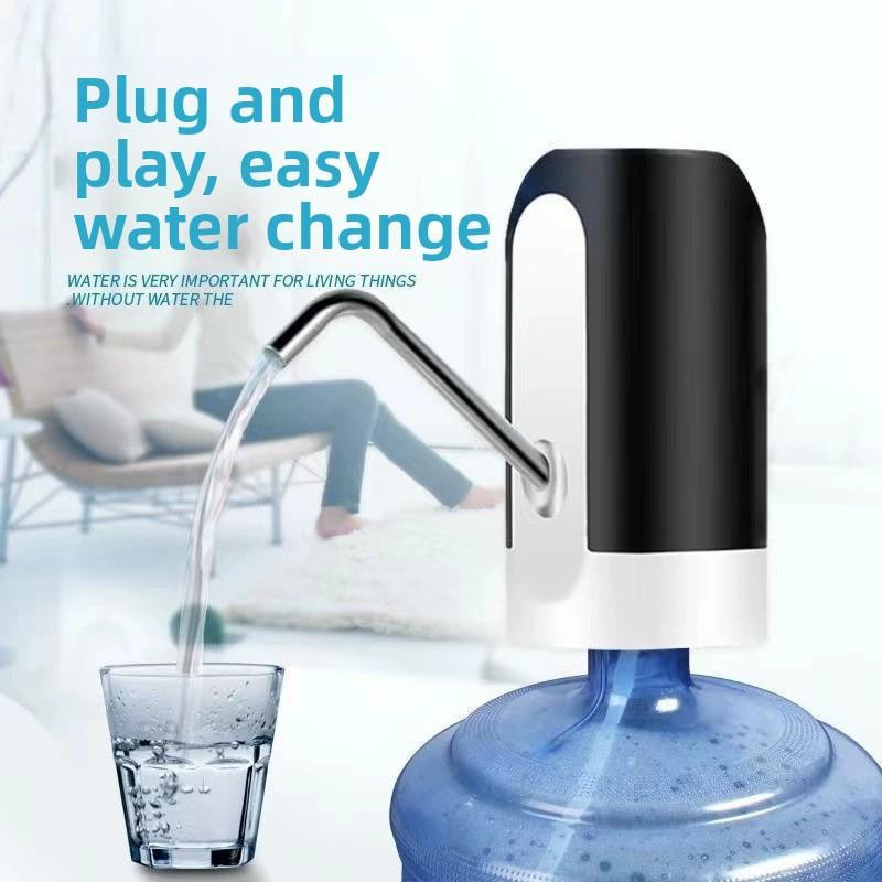 Automatische elektrische Wasserpumpe von World-class Emporium für Gallonenkanister, tragbarer USB-wiederaufladbarer Wasserspender in Schwarz - Bild 4