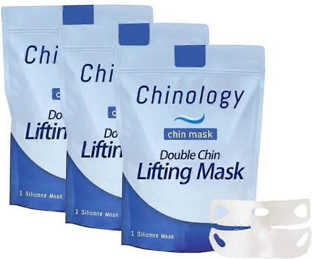 Chinology Doppelkinn-Lifting & Straffungsmaske, 3er-Pack, Unisex - Bild 1