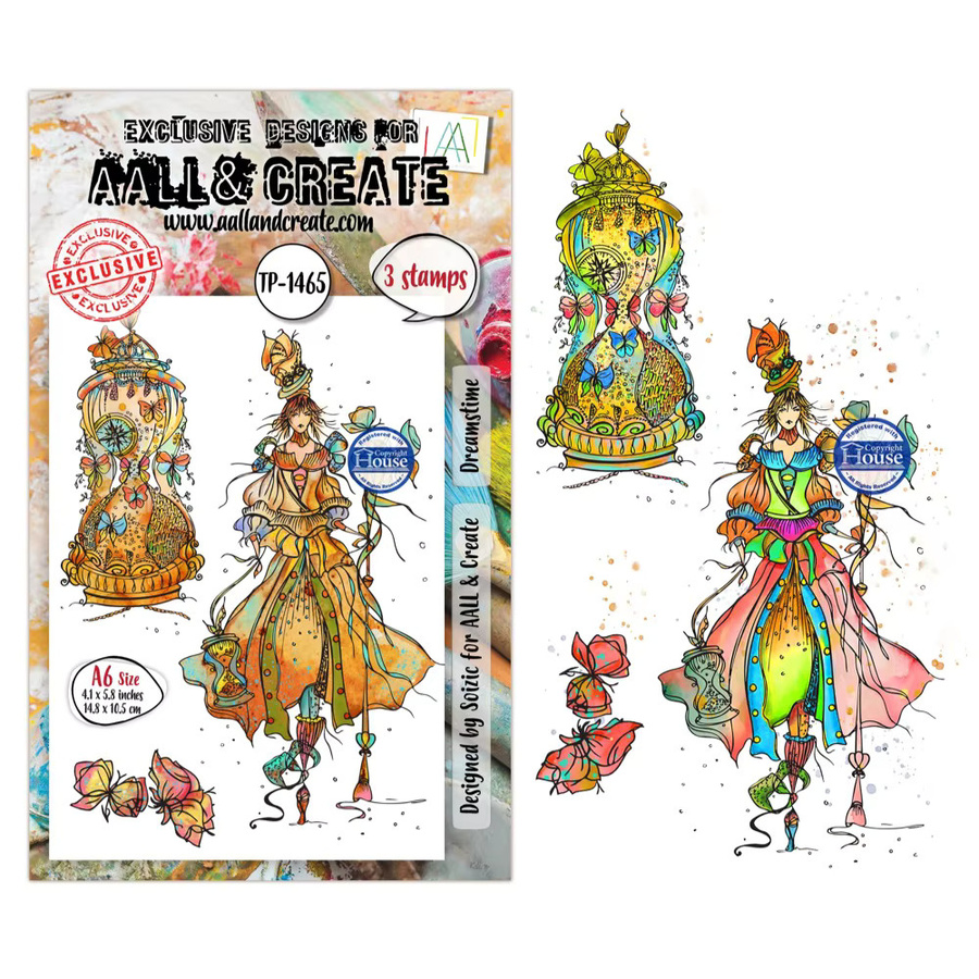 Aether Huntress transparente Silikonstempel für Scrapbooking und Bastelarbeiten - Bild 2
