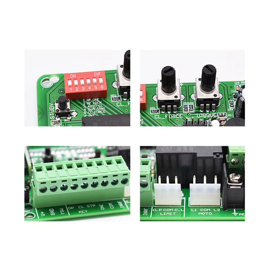 KUANGZIPENG Schiebetor-Motorsteuerung mit WiFi Tuya Smart App, LED-Anzeige und 433MHz Fernbedienung, 220V-230V AC - Bild 3
