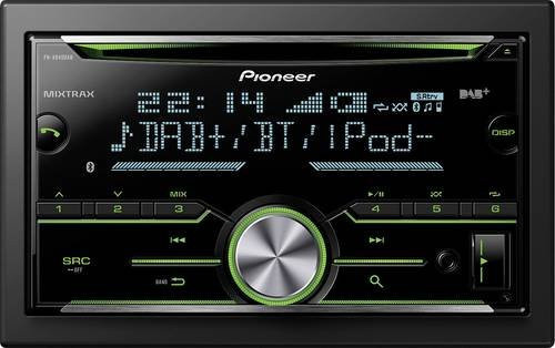 Pioneer FH-X840DAB Doppel-DIN Autoradio mit Bluetooth und DAB+ Tuner in Schwarz - Bild 1