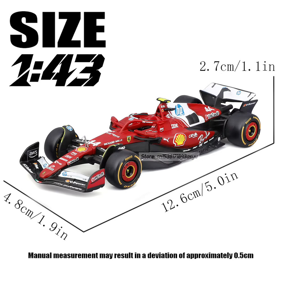 Bburago Ferrari SF25, Druckguss-Modell, 1:43, ab 3 Jahren - Bild 2