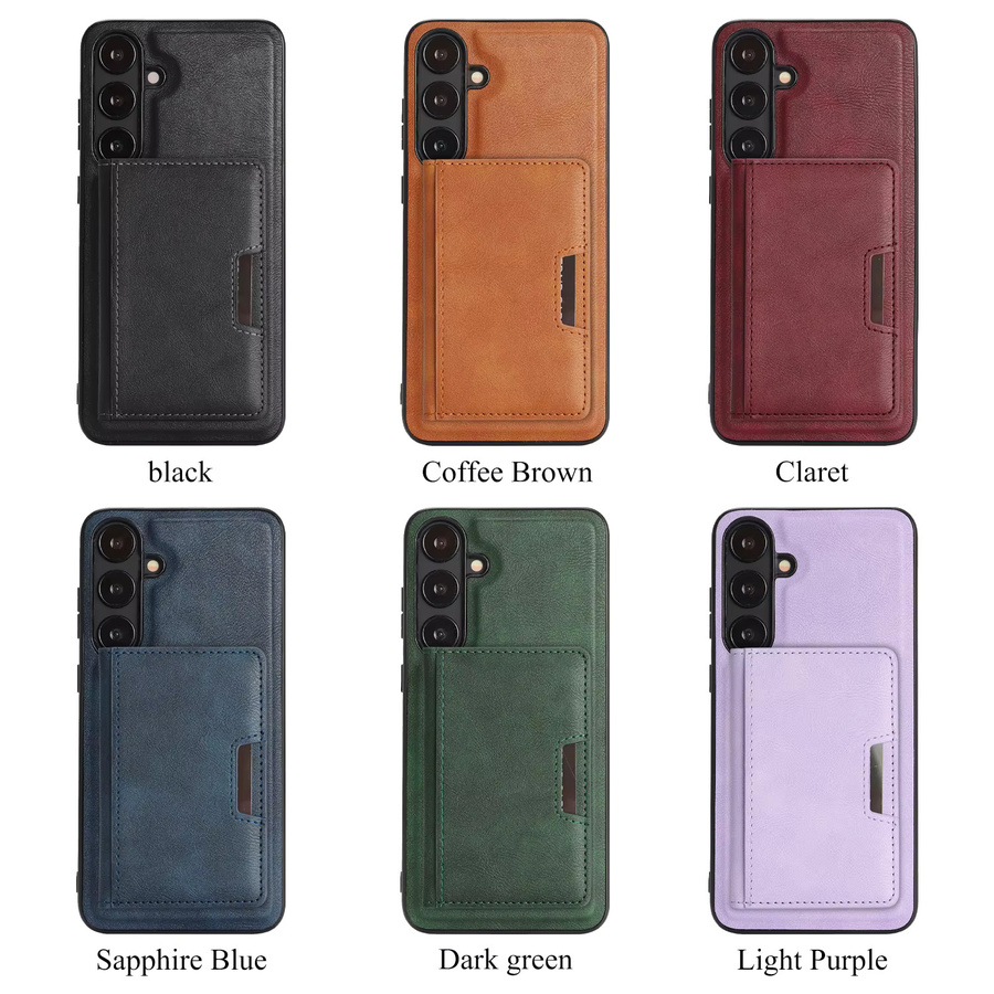 2-in-1 Lederhülle mit Kartenfach für Samsung Galaxy A-Serie (A14 A15 A16 A17 A26 A34 A35 A36 A37 A52 A53 A54 A55 A56 A57) 4G 5G in Rot - Bild 2