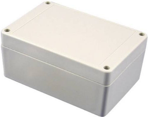 Hammond Electronics Universal-Gehäuse aus ABS Kunststoff in Lichtgrau, B/T/H: 105 x 75 x 40 mm - Bild 1