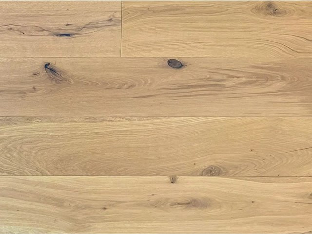 BASICfloor Parkett Eiche Rustikal Rohholzoptik Landhausdiele geölt in Braun - Bild 1