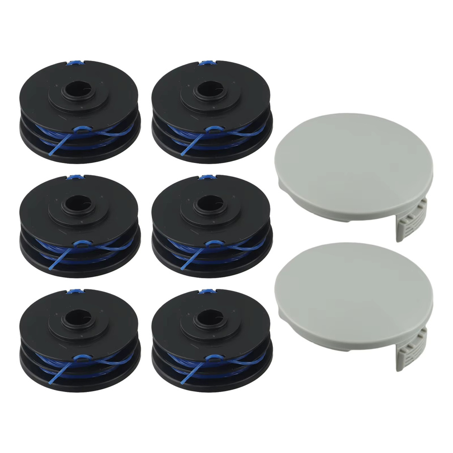 Vibratite Ersatz Spulenabdeckung für Rasentrimmer RLT4027 RLT4125 RLT5027 RLT5127 RLT6030 RLT6130 in Schwarz, 4er oder 8er Set - Bild 2