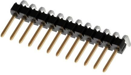 Molex Stiftleiste Standard 1 Reihe in Schwarz und Gold - Bild 1