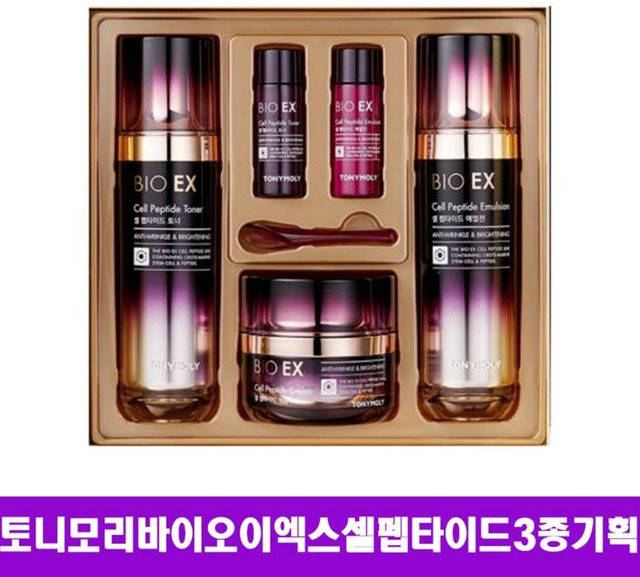 Tony Moly Bio EX Cell Peptide 3er Spezialset Gesichtspflege, Peptide, Niacinamid - Bild 1
