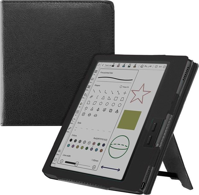 Onyx Boox Go Color 7 Gen II 2025 Schutzhülle mit Ständer in Schwarz - Bild 1