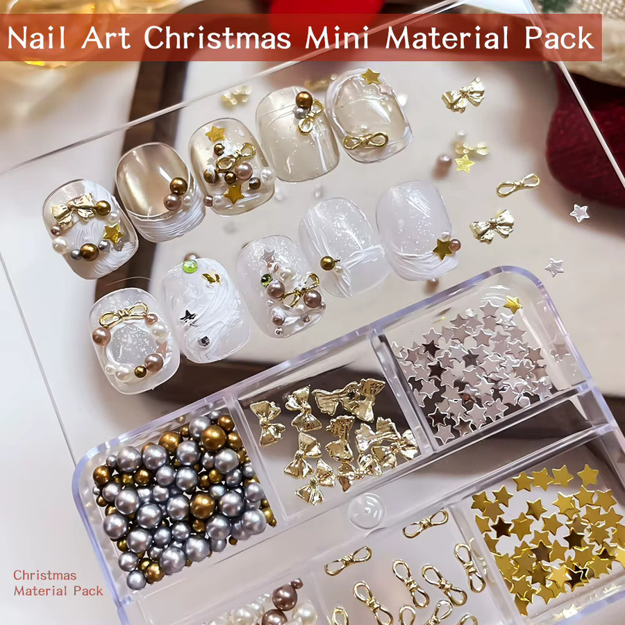 Kaniu Nail Art Kit Weihnachts Nageldekoration, Glänzend, Unisex - Bild 3