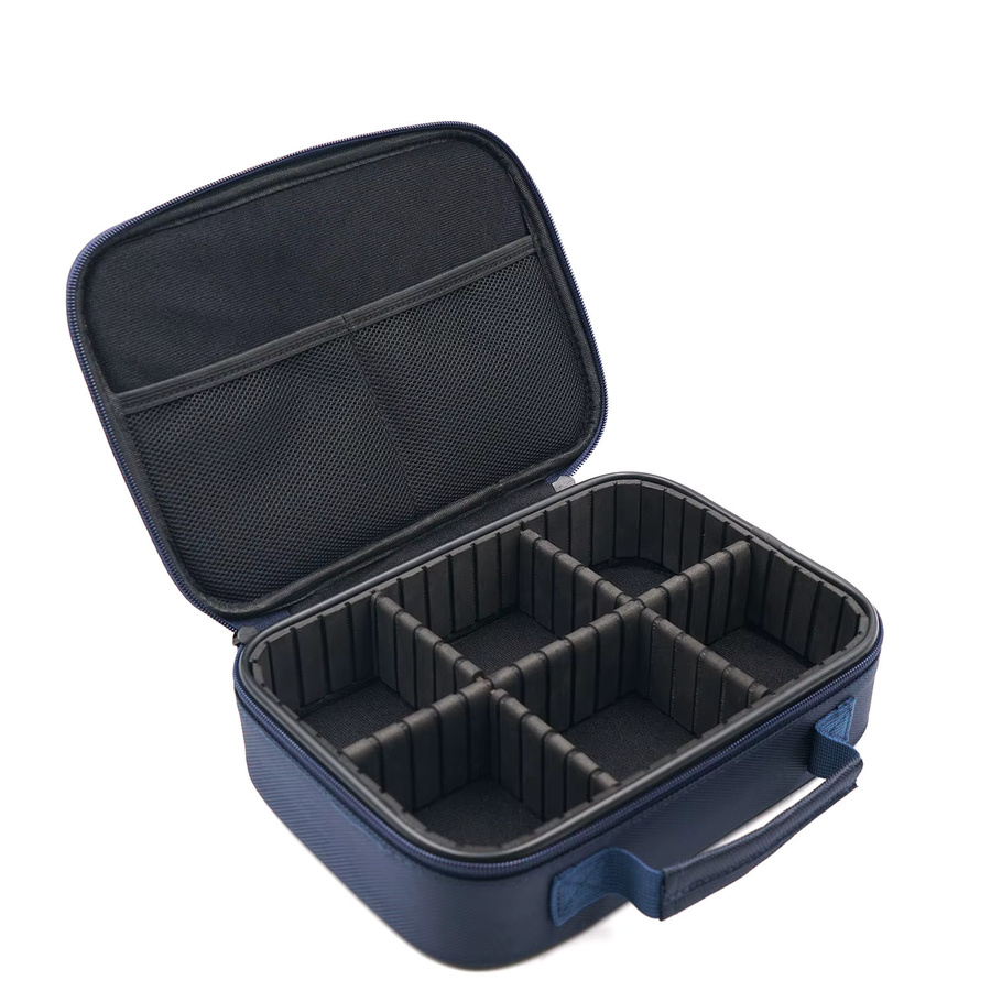BQEYZ Tragebox zur Aufbewahrung von Kopfhörern und Zubehör in Blau - Bild 3
